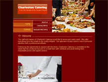 Tablet Screenshot of charlestoncatering.com